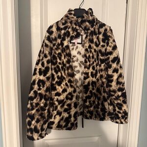 Leopard Print Kids Jacket
